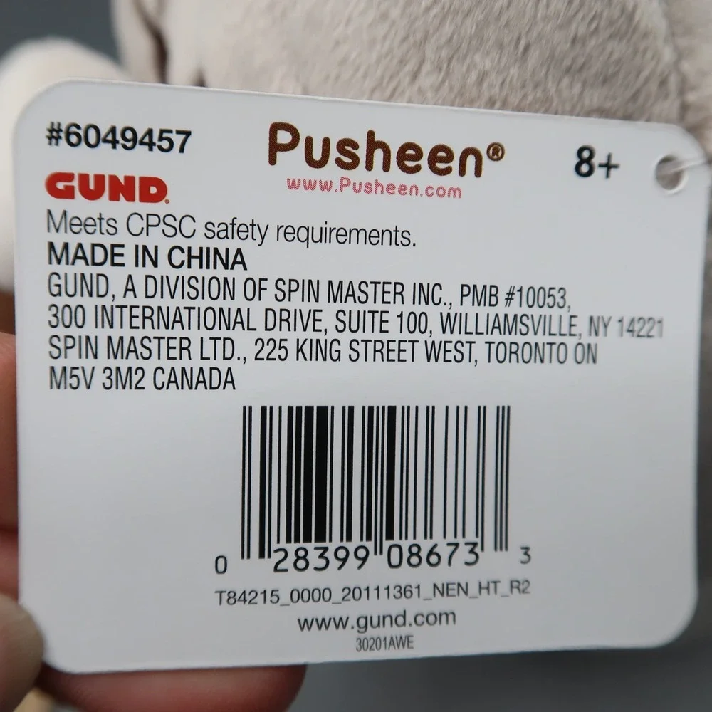 GUND Pusheen Hot Cocoa xmas Stuffed Animal Cat Plush 10